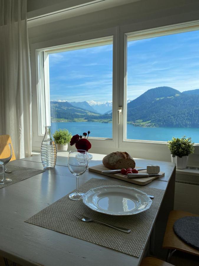 Beautiful Apartment With Fantastic Views Oberägeri 외부 사진