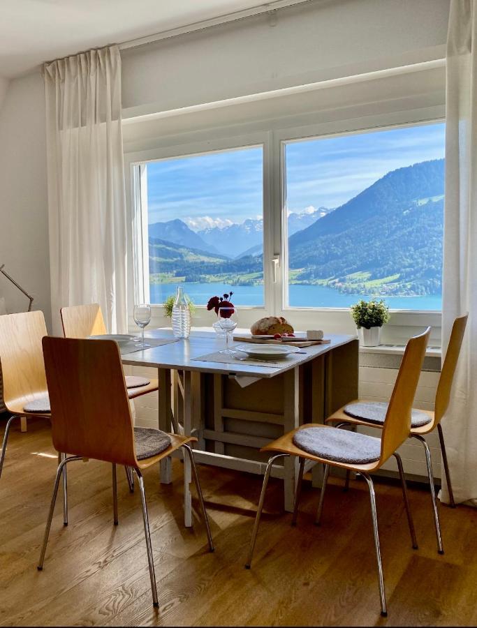 Beautiful Apartment With Fantastic Views Oberägeri 외부 사진