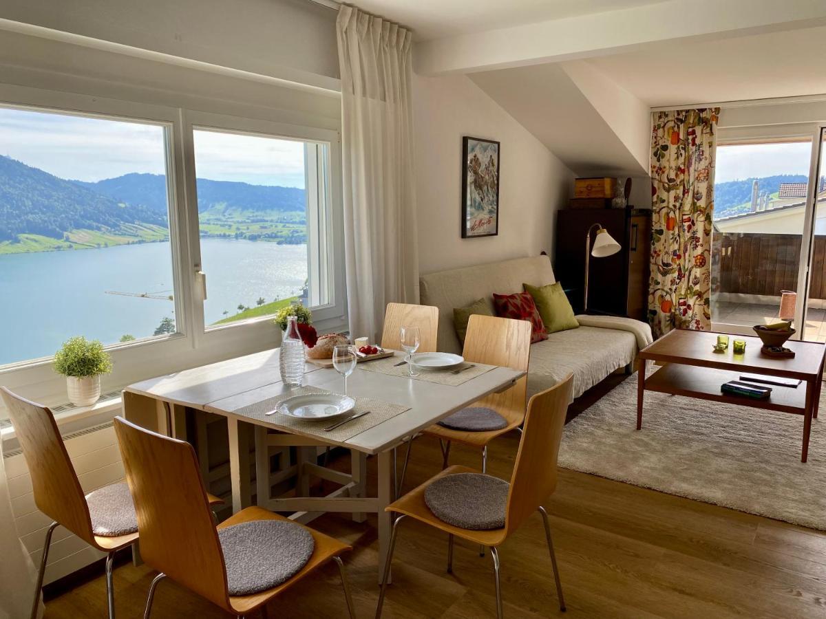 Beautiful Apartment With Fantastic Views Oberägeri 외부 사진