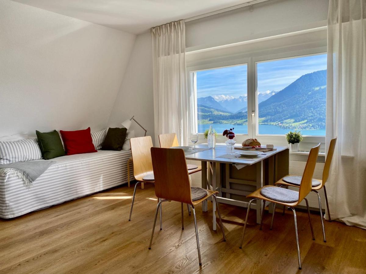 Beautiful Apartment With Fantastic Views Oberägeri 외부 사진