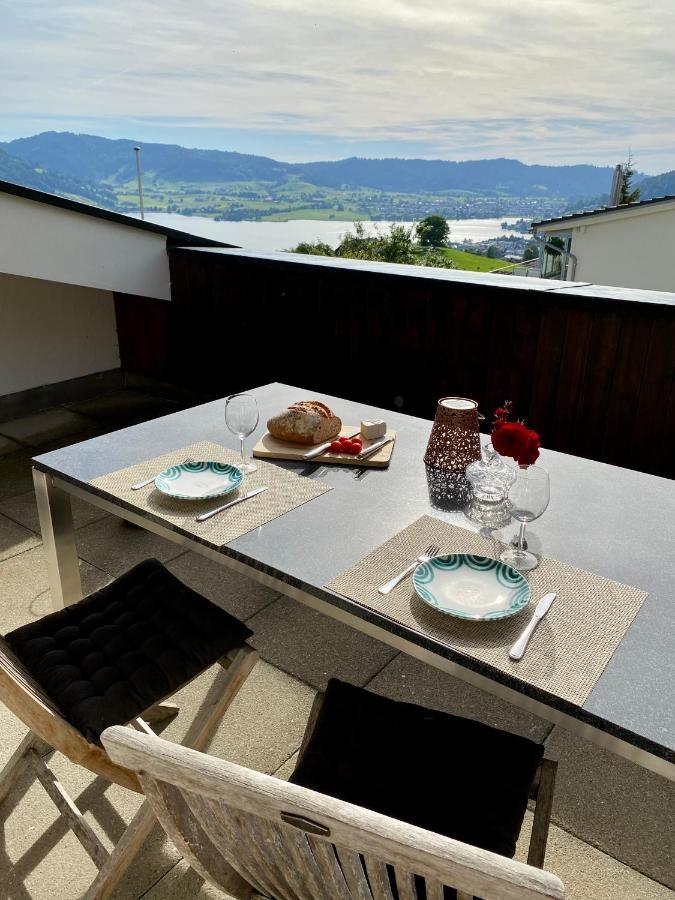 Beautiful Apartment With Fantastic Views Oberägeri 외부 사진