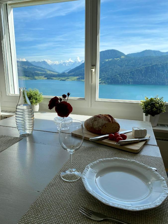 Beautiful Apartment With Fantastic Views Oberägeri 외부 사진